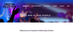 Desktop Screenshot of freedomfellowship.us
