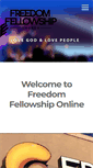 Mobile Screenshot of freedomfellowship.us